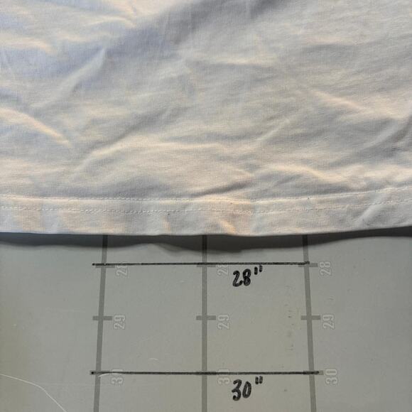 Palm Angels Pirate Teddy Bear Shirt Mens L White Short Sleeve Flag Graphic Tee - Picture 8 of 8